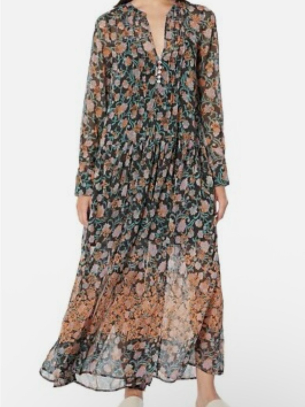 Free People See It Through Dress Size L MSRP $168